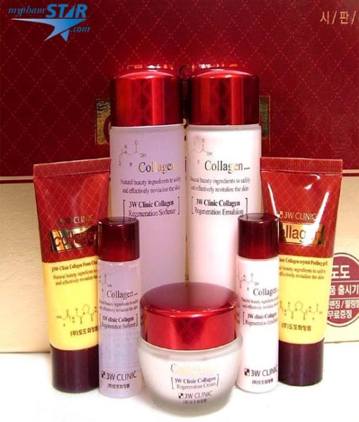 Bộ dưỡng da toàn diện Collagen 3W Clinic Bộ dưỡng da toàn diện Collagen 3W Clinic